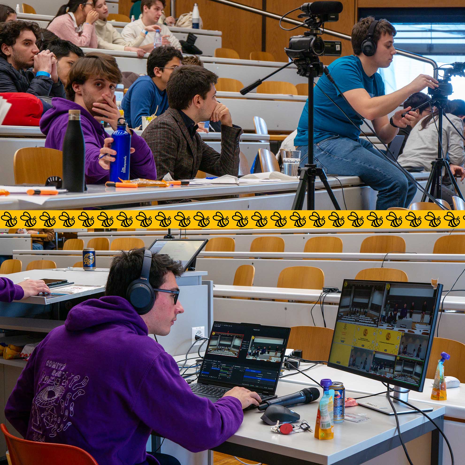 Photos de mes collègues au comité